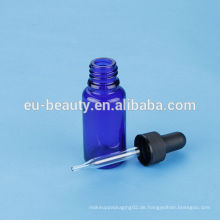 15 ml Kobaltblau Flasche mit Glaströpfchen